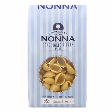 Pasta Della Nonna Conchiglie Rigate No 393 400GR
