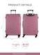 Parajohn ABS Hardside Spinner Check In Medium Luggage Trolley 24 Inch