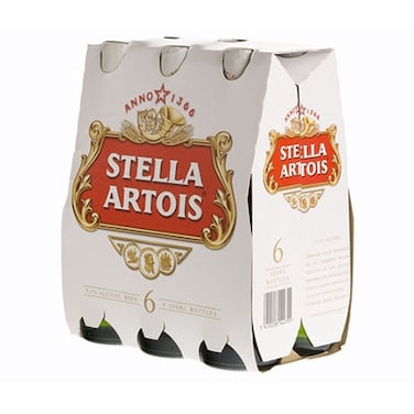 Stella Artois Beer Bottles 33CL X6
