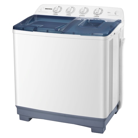 Daewoo Top Loading Semi Automatic Washing Machine 13kg DW-T130W White