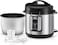 Black+Decker Smart Steam Pot, 1000W, 7 in 1, 6.0 L, Smart Programmable Electric Pressure Cooker, Black/Silver - PCP1000-B5