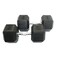 Harley Fitness 25.00KG Rubber Coated Fixed Hex Dumbbell 1 Pair