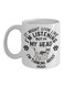 muGGyz T Rox Printed Ceramic Coffee Mug White
