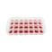 Fackelmann Silicone Ice Cube Tray 49369 White And Red