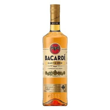 BACARDI Carta Oro Supirior Gold Rum 750ML