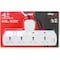 Elexon Power Socket 4 Way White