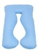 Generic U-Shaped Standard Maternity Pillow Cotton Blue 80X120cm