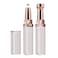 Eyebrow Trimmer, Facial Hair Remover for Women, 2 in 1 Eyebrow Razor and Painless Hair Remover, Eyebrow Lips Nose Body Facial Hair Removal for Eyebrow, Facial Hair, Lip, Chin with Built-in LED Light