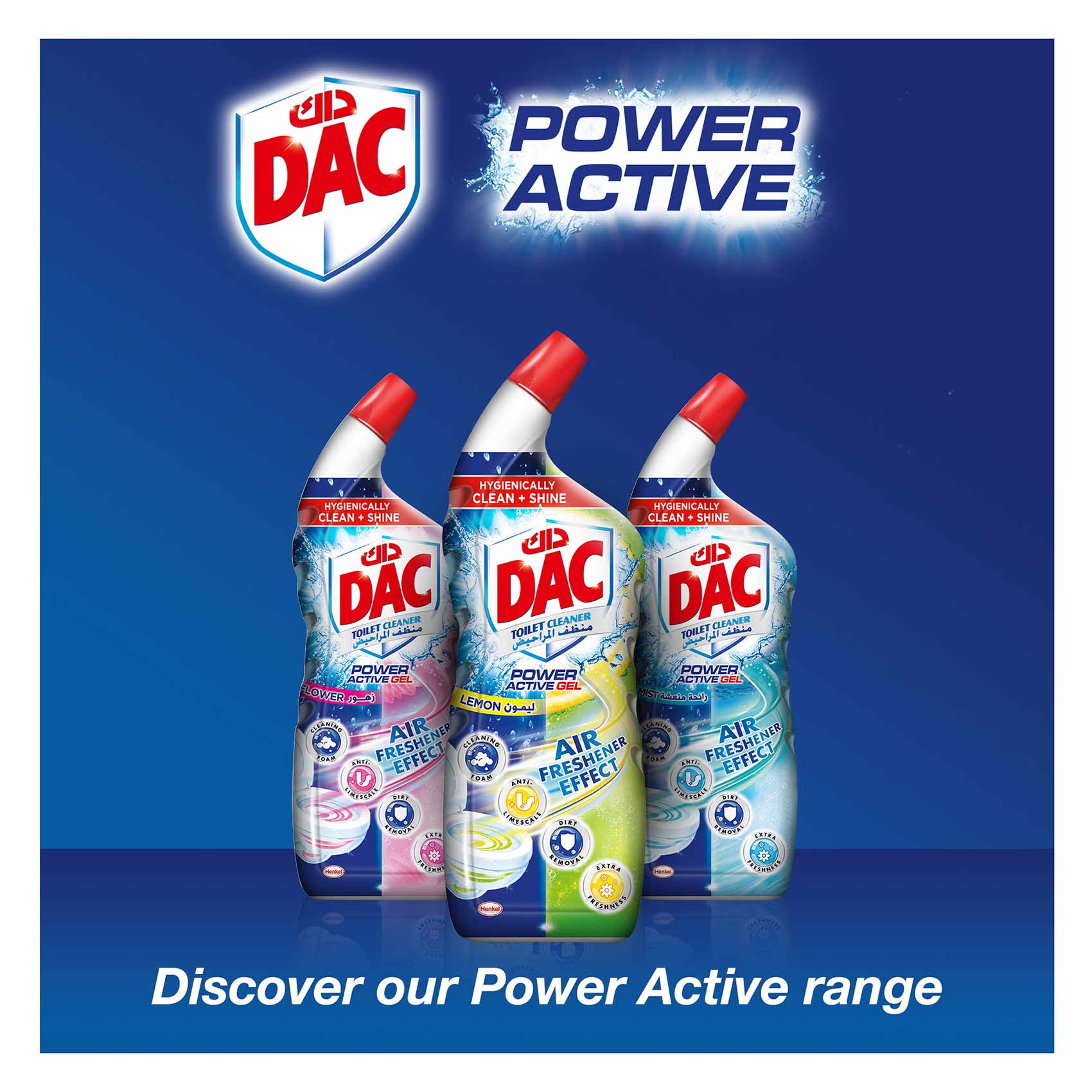 Dac toilet cleaner lemonette power 750 ml