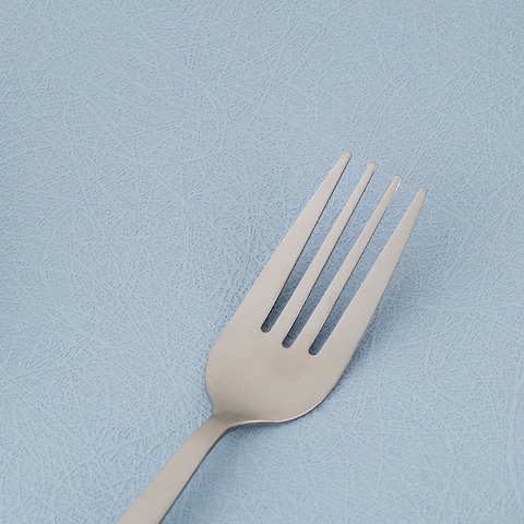 Ramadan Design Dinner Stainless Steel Forks Silverware - 6Pcs Dinner Fork with Ceramic Handle Stainless Steel Cutlery Forks Set - Dessert Forks and Spoons Silverware for Home-Green and White Color