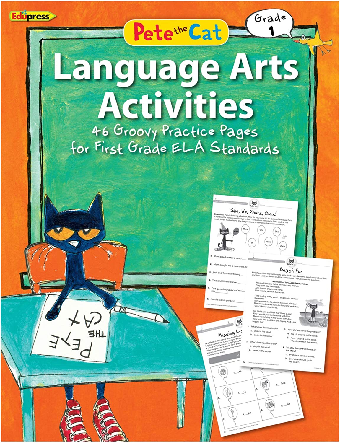 Buy Teacher Created Resources Pete The Cat Grade 1 Language Arts ...