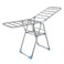 Stainless Steel Tube Cloth Drying Stand Silver