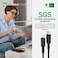 Amazing Thing Thunder PRO Lightning To USB-C PD 30W 3.2A Fast Charge Cable [2.1 Meter] - Black
