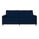 In House Leen 2 In 1 Sofabed Velvet Upholstered - Dark Blue