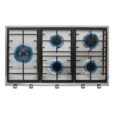 Teka 5-Burners Built-In Gas Hob EX90.15G 90cm Silver