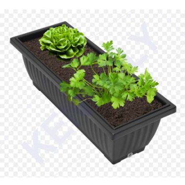 Kenpoly Rectangle Planter No.7Brown