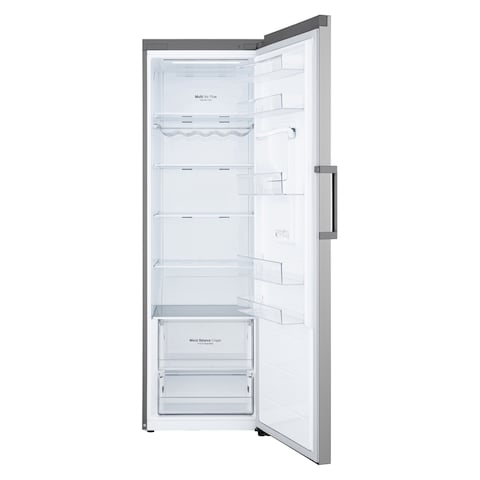 LG Single Door Fridge GR-F411ELDM Platinum Silver 380L