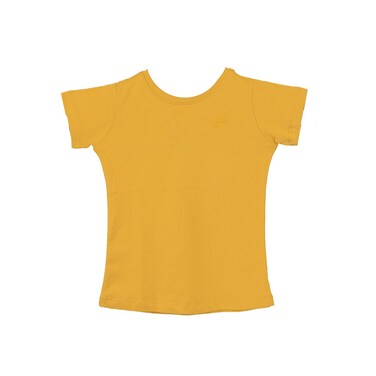 Girls Tee Mustard 10-11 Year
