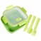 Curver Smart to Go Square Lunch Box - 0.9 Liter - Green