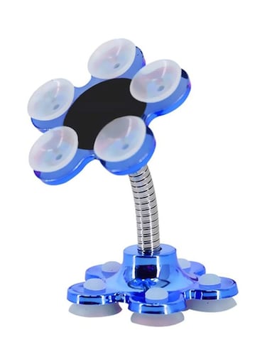 Generic - Rotatable Suction Cup Car Phone Holder Blue