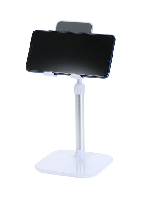 Generic - Potable Mobile Phone Holder Mount 16*6*12.5centimeter White/Silver