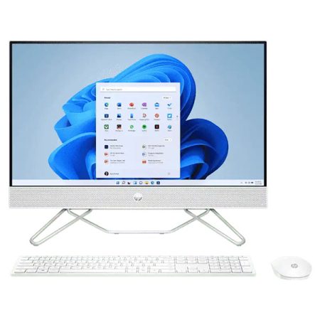 HP All-In-one 27-CB1012NH, 9ID5MA, 12th Gen i7-1255U, 8GB RAM, 1TB SDD, Intel Iris Graphics, 27&quot; FHD 1920 x 1080, English Keyboard, DOS, White Wired Keyboard And Mouse, White