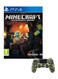 Bethesda Minecraft - Region 1 With Dualshock 4 Wireless Controller - Adventure - Playstation 4 (Ps4)