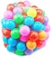 Generic Cute Ocean Ball Eco Friendly Soft Plastic Tent Water Pool Ocean Wave Baby Toys 50Pcs Lot Beach Ball