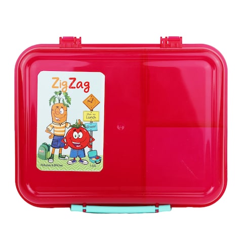 Zigzag Lunch Box - 1.65 Liter - Fuchsia