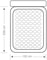 Intex Queen Dura-Beam Series Headboard Airbed, Multi-Colour, 64448
