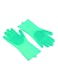 Generic Magic Silicone Gloves With Wash Scrubber Turquoise 240G