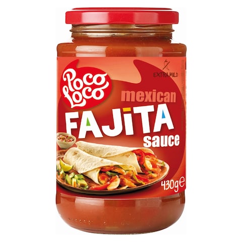 Poco Loco Extra Mild Mexican Fajita Sauce 430g