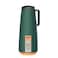 Tramontina Since 1911, Made In Brazil Exata Green Plastic Thermal Flask With 1 Liter Glass Liner
