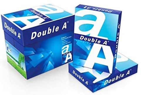 Double A - Printer Copy Paper, Size A5, GSM 80, 500 Pages Ream (Bundle of 10 Reams)
