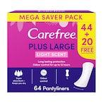 Buy Carefree Panty Liners Large 64pieces in Saudi Arabia