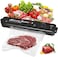 Generic Elfo Food Vacuum Sealer, 10 Transparent Sealing Bags, Easy To Clean, Automatic Sealing Machine, Domestic Foods Preservative, Vacuum Sealer