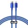 Baseus Crystal Shine series 20W Fast Charging Type C to IP Data Cable 1.2m - Blue