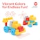 MOON Little Wagon Blocks Toys for Kids-30PCS (POLICE CAR)