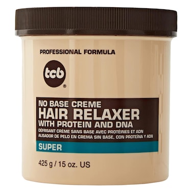 Tcb Super No Base Creme Hair Relaxer With Protein And DNA 425g