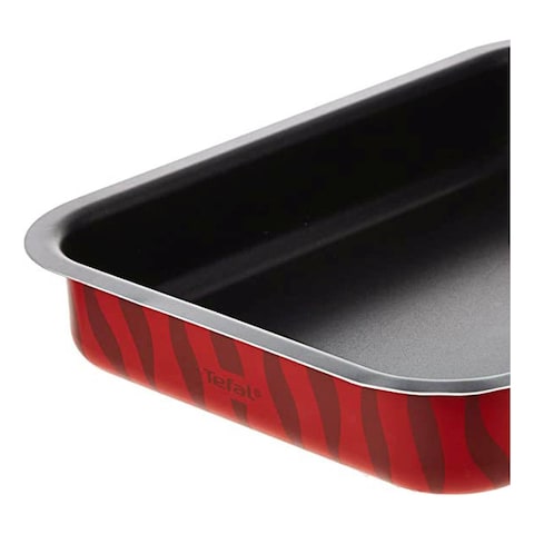 Tefal Tempo Flame Rectangular Oven Dish Red 41x29cm