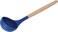 Royalford Silicon Soup Ladle, Wooden Handle, RF10649 Non Stick One Piece Silicon Soup Spoon Kitchen Cooking Spoon Utensil For Making Soups, Stews And More, Multicolor