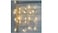 LED lighting chain with 24 lights, in/outdoor/moon-shaped white