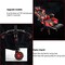 Adjustable PU Leather Gaming Chair - PC Computer Chair for Gaming, Office or Students, Ergonomic Back Lumbar Support with Footrest (C-Black and Red)