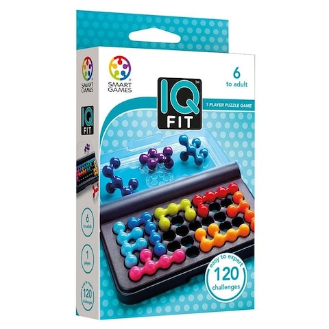 Smartgames - Iq Fita Travel Game For Kids And Adults, A Cognitive Skill-Building Brain Game Brain Teaser For Ages 6 &amp; Up, 120 Challenges In Travel-Friendly Case.