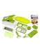 Generic 11-Piece Fruit And Vegetable Chopper Slicer Set White/Green