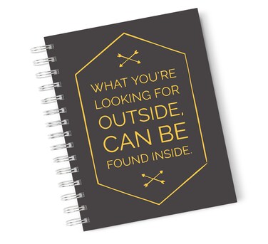 Loud Universe Hardcover Notebook Find Inside Motivation Spiral Notebook with Premium High Quality Paper A5 Size