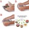 Silicone Stretch Fresh Food Storage Cover Stretch Bowl Lids 6 Pack, Clear