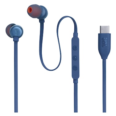 JBL Tune 310C Wired In-Ear Earphones With USB-C Cable And Microphone Blue