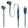 JBL Tune 310C Wired In-Ear Earphones With USB-C Cable And Microphone Blue