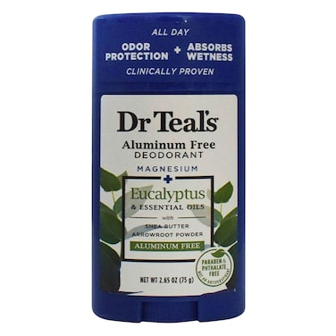 Dr Teal&rsquo;s Aluminum Free Eucalyptus And Essential Oils Deodorant 75g
